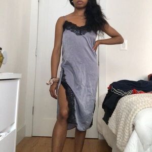 H&M x Coachella Blue Midi Slip Dress